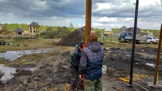 Заказать монтаж винтовых свай в Чехов - цена под ключ с доставкой от 1882 шт