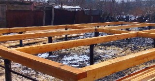 Пол на винтовых сваях Чехов цена от 15680 руб.